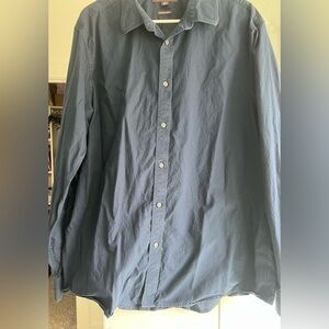 Michael Kors Men's Long Sleeve Button-Up Shirt - Blue